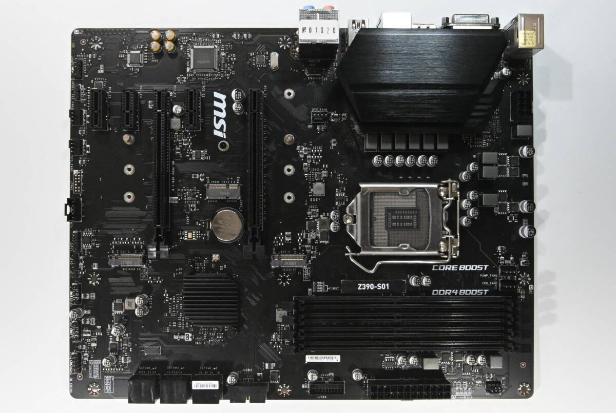 動作保証★マザーボード ATX MSI Z390-S01 LGA1151 付属品付★020_画像2