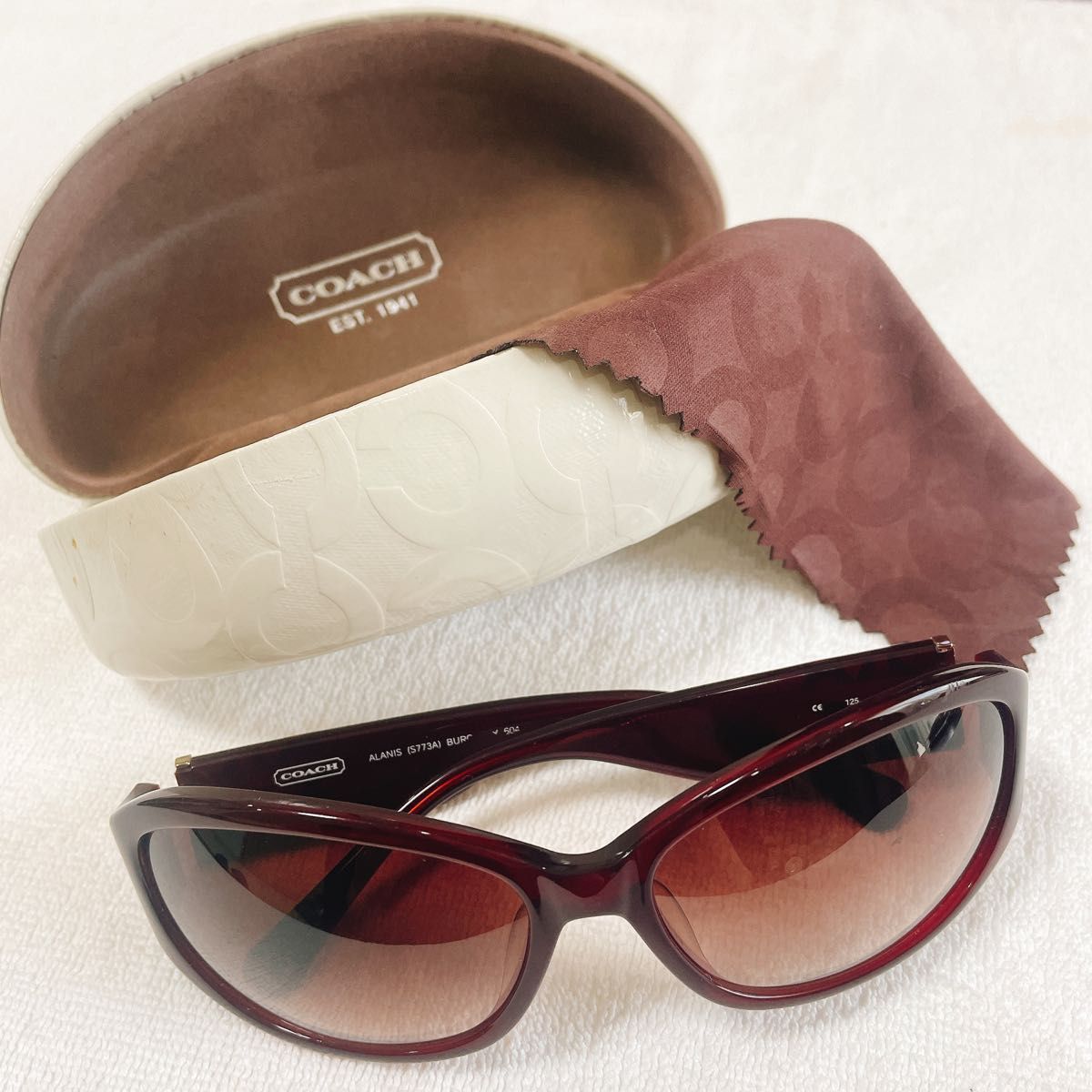 COACH ブラウン サングラス ケースつき コーチ サングラス 専用ケース付|Yahoo!フリマ(旧PayPayフリマ)