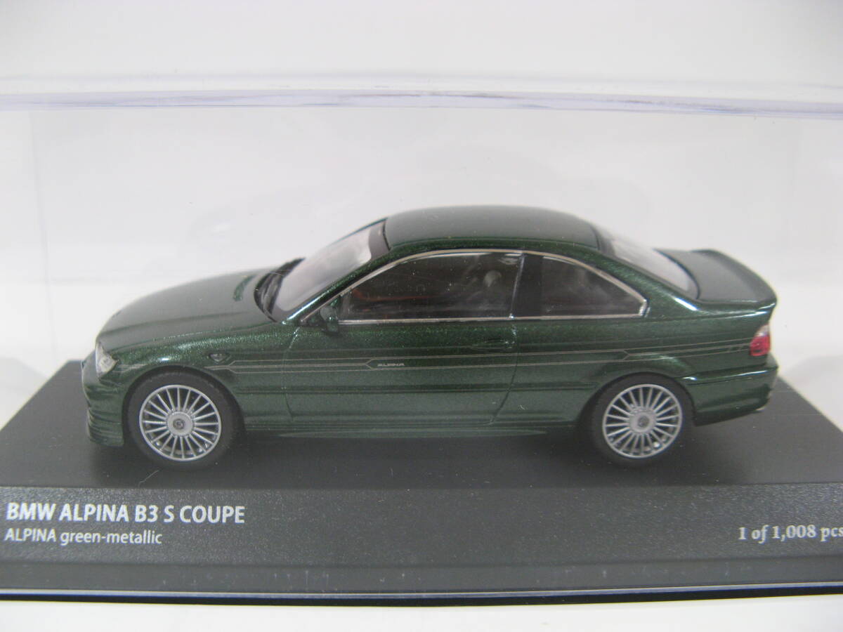 【未使用】京商 1/43 BMW アルピナ B3 S クーペ アルピナ・グリーン・メタリック（BMW ALPINA B3 S COUPE / ALPINA green-metallic）の画像4