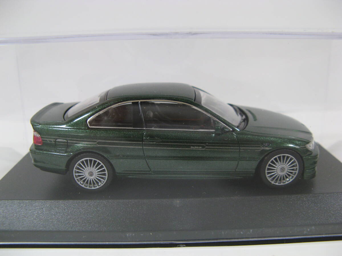 【未使用】京商 1/43 BMW アルピナ B3 S クーペ アルピナ・グリーン・メタリック（BMW ALPINA B3 S COUPE / ALPINA green-metallic）の画像5