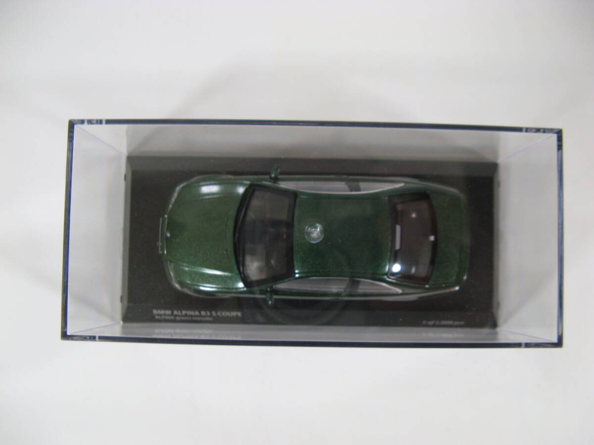 【未使用】京商 1/43 BMW アルピナ B3 S クーペ アルピナ・グリーン・メタリック（BMW ALPINA B3 S COUPE / ALPINA green-metallic）の画像8