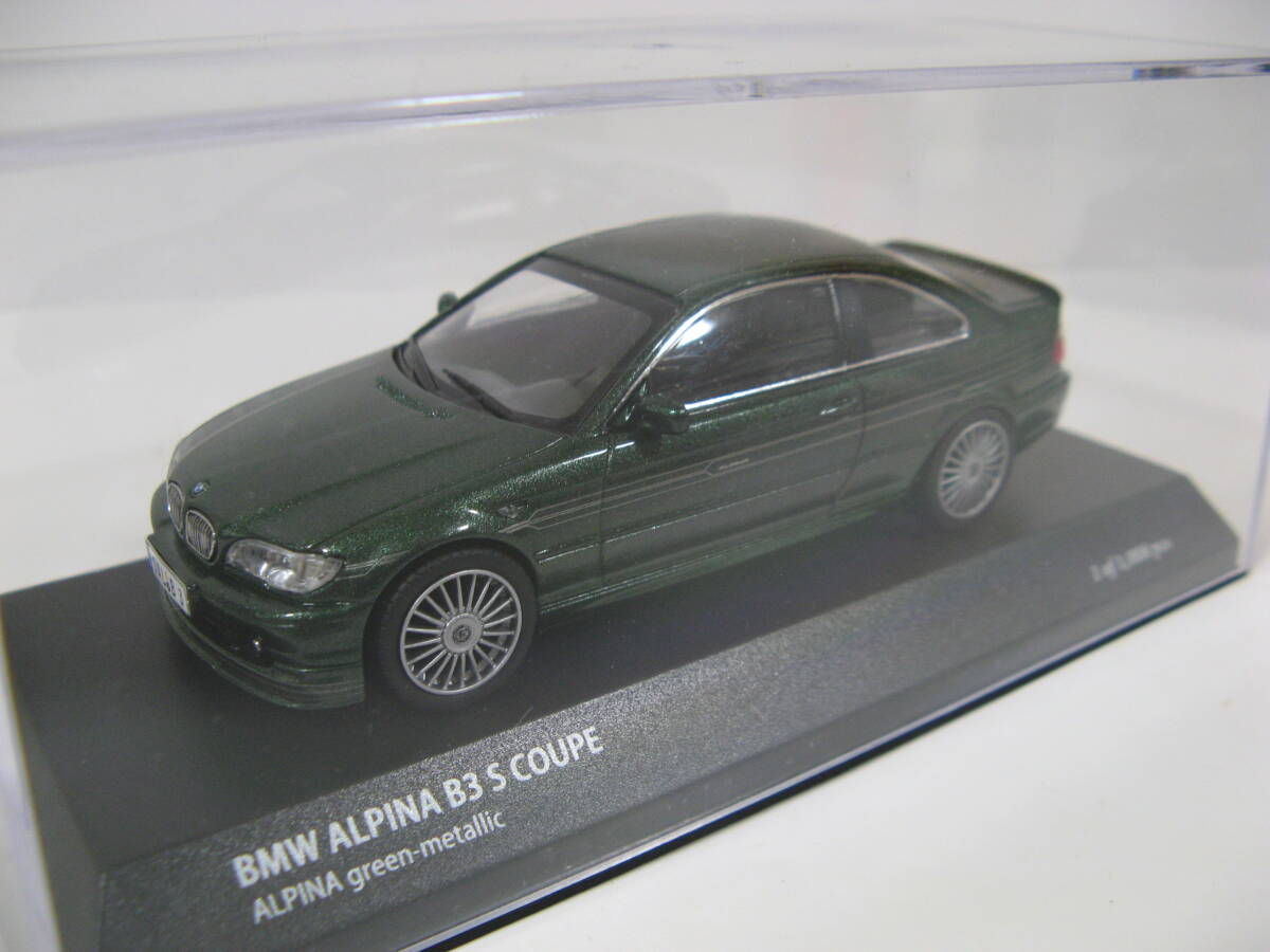 【未使用】京商 1/43 BMW アルピナ B3 S クーペ アルピナ・グリーン・メタリック（BMW ALPINA B3 S COUPE / ALPINA green-metallic）の画像3