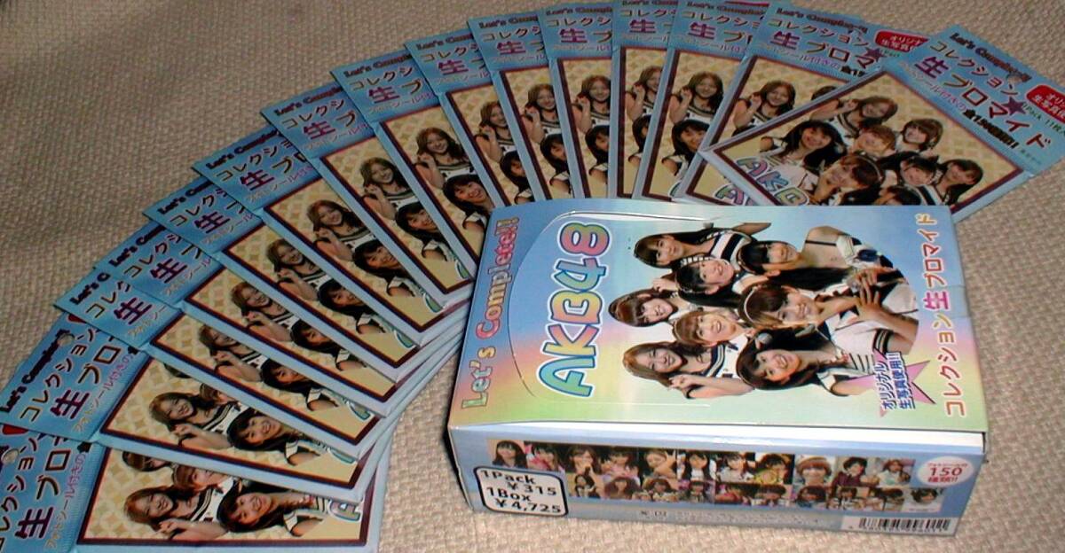 AKB48 raw photograph of a star 9cm×12cm 15 sheets insertion ×15 pack ( all 150 kind : photograph of a star 135 kind + photo seal 15 kind ) postage 520 jpy 