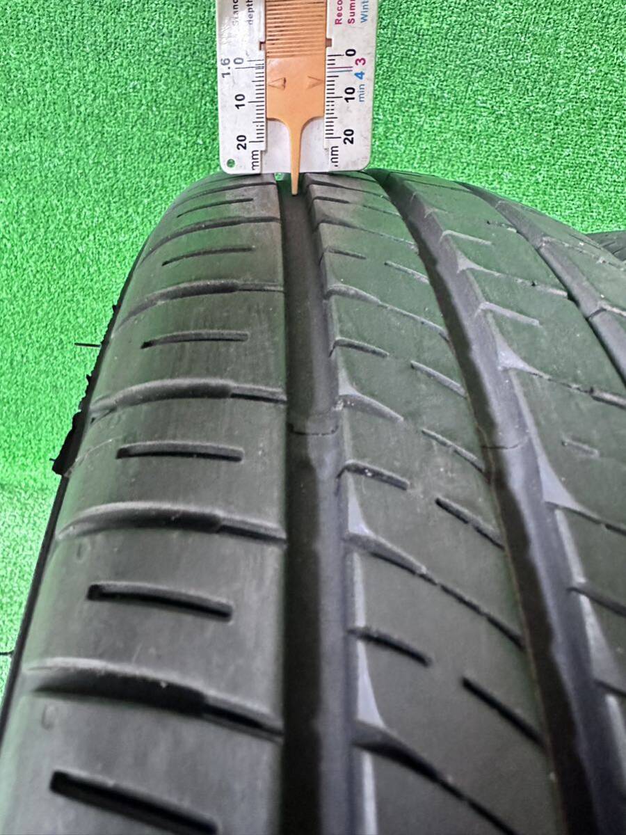 美品！ 155/65R14 75S DUNLOP サマータイヤ　2本 22年製造　日本製　【引き取り歓迎】_画像4