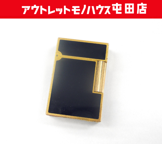 話題の人気 S.T.Dupont デュポン 札幌市 火花確認 ブラック/ゴールド ライター ギャッツビー デュポン