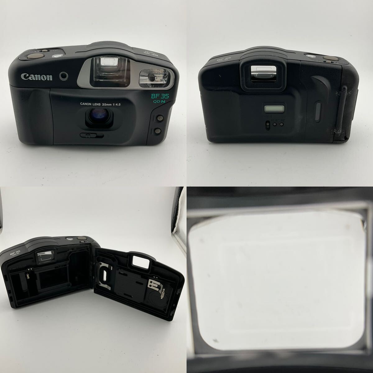 カメラまとめ売り CANON QUARTZ D/CANON BF 35QD N/CHINON AUTO GX DATE/Konica C 35コンパクトカメラ ジャンク品(k5539-y164)_画像8