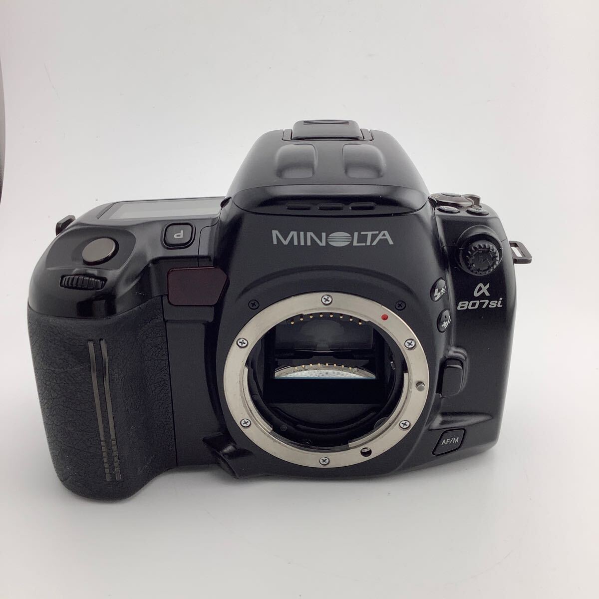 MINOLTA a807si ミノルタ ブラックボディー フィルムカメラ 昭和 レトロ 通電確認済み【k8133-y195】の画像1