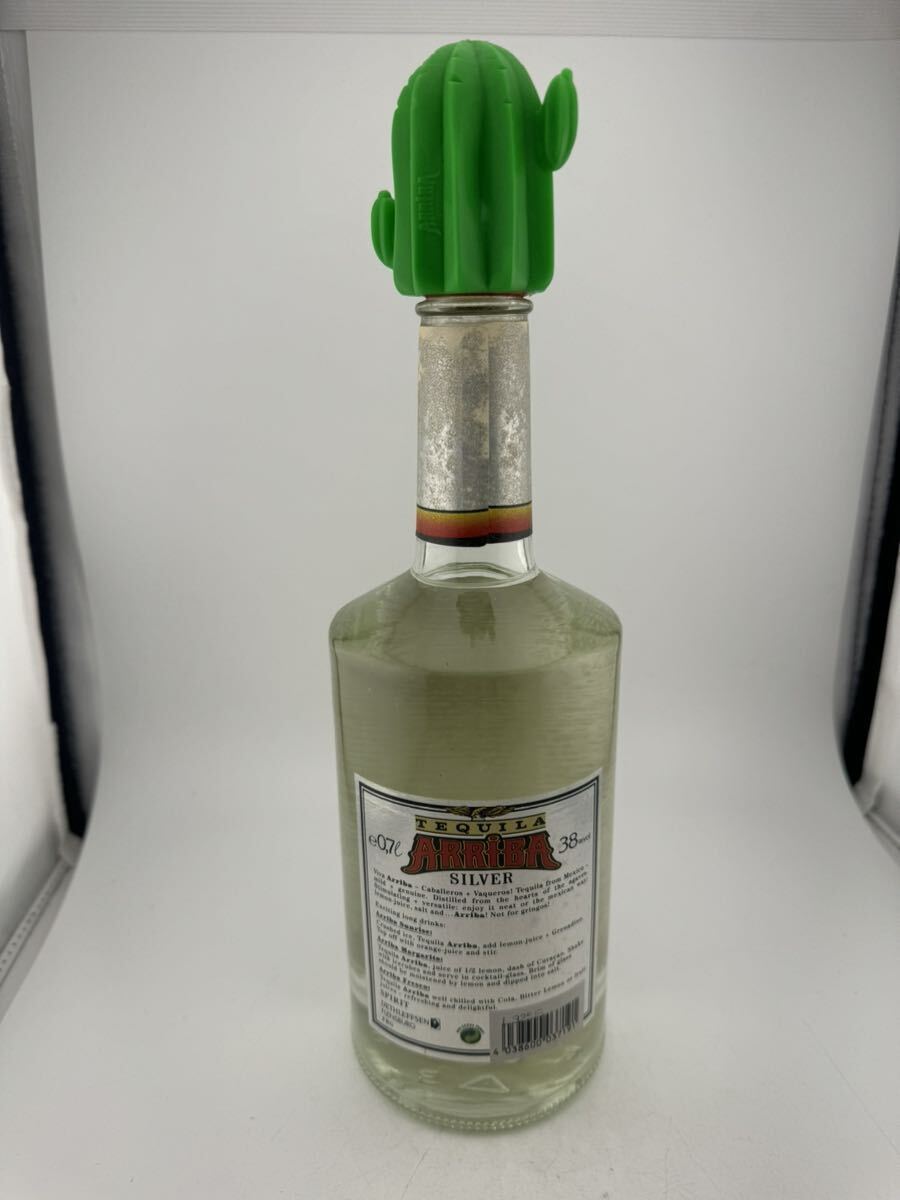 ARRiBA TEQUILA 古酒 38% 箱付 テキーラ アリバ シルバーラベル 700ml 【k3148-n126】_画像4