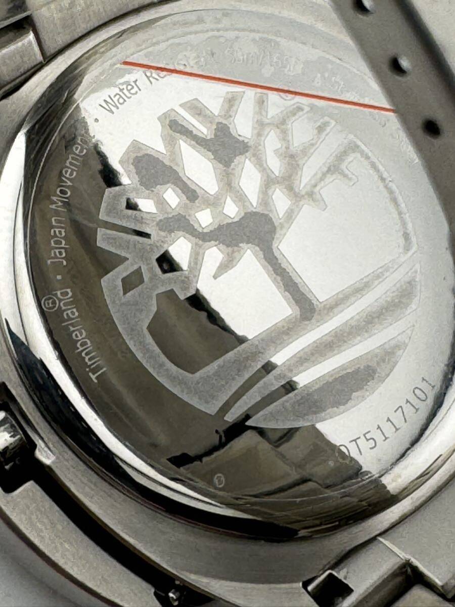 Timber land QT511701 クォーツ50M メンズ腕時計 箱付き 文字盤ブラック【k3218-y204】の画像4