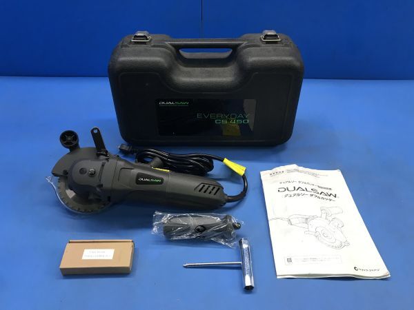 6【 オークローン 】DUALSAW デュアルソー ダブルカッター【 CS-450-1 】切断工具 電動工具 現場作業 大工道具 100_画像1