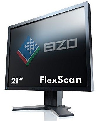 【稼働5000h未満】 EIZO FlexScan S2133 21.3インチ非光沢IPSパネル UXGA 1600x1200ドット DisplayPort/DVI-D/アナログRGB入力_画像1