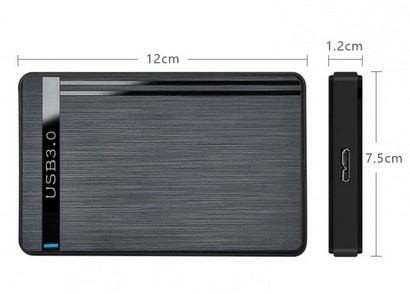 USB3.0対応 外付 2.5インチ ハードディスク HDD / SSD ケース 高速5G スマートスリープ機能 Case ブラック USBケーブル付選べます♪_画像2
