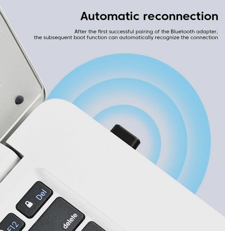 【Bluetooth5.3技術＆超低遅延】USBアダプター バルク ドングル レシーバー 超小型 ワイヤレス 無線 Windows7/8/10/11対応の画像3