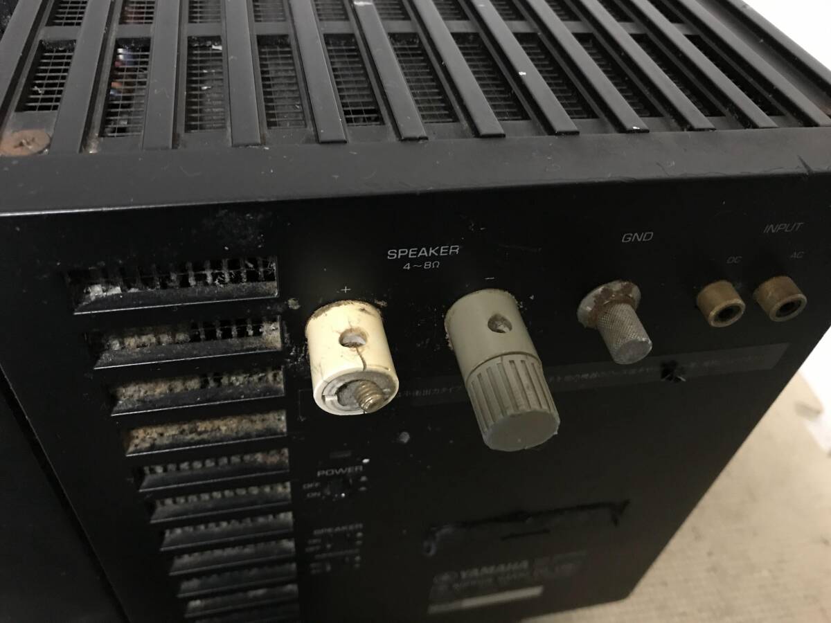 M2134 ヤマハ YAMAHA パワーアンプ BX-1 通電のみ ジャンク品 M2134 ヤマハ YAMAHA パワーアンプ BX-1 通電のみ ジャンク品