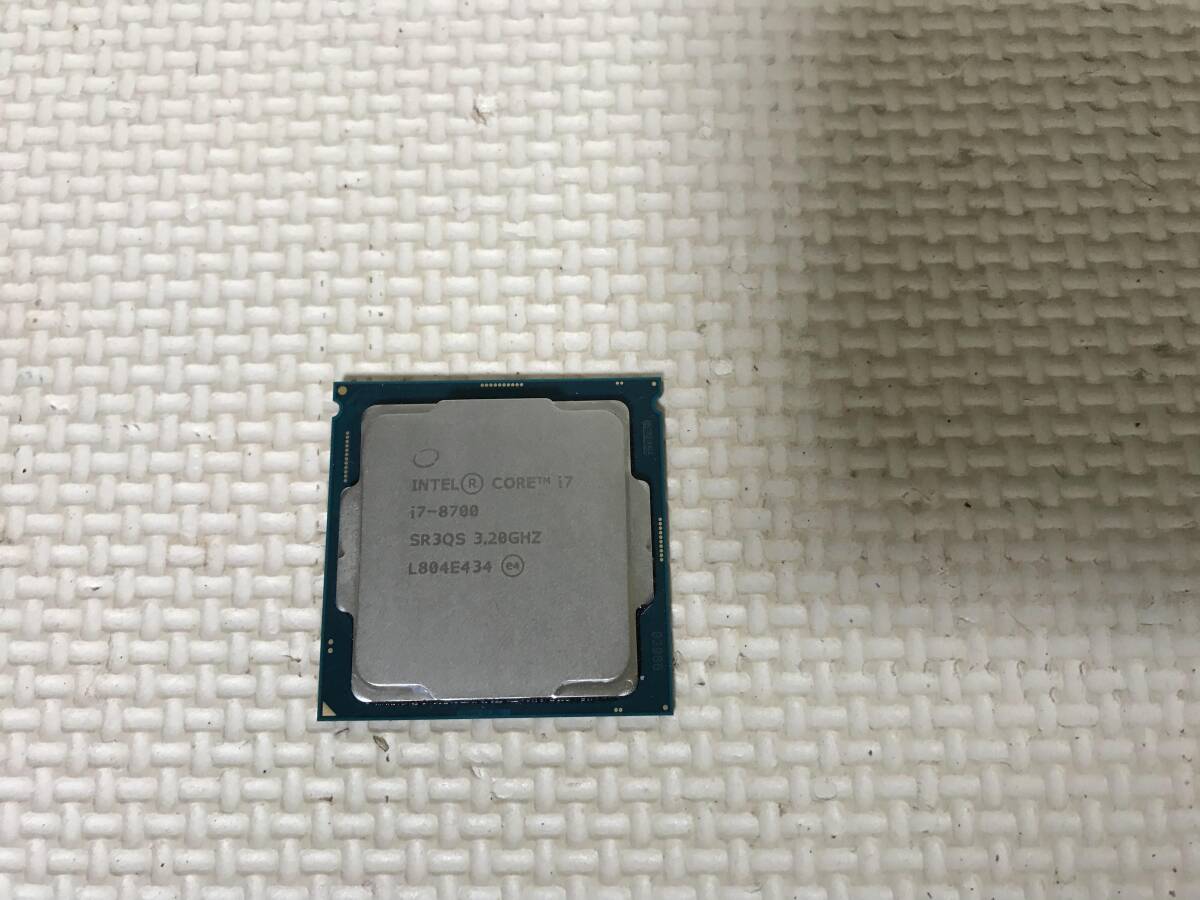 M2159 Intel CPU　Core i7-8700 SR3QS 3.20GHz LGA1151 動作品　全国送料無料_画像1