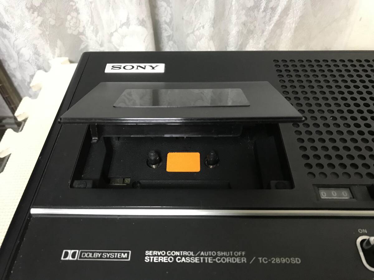 M2247 SONY TC-2890SD ソニー カセットデッキ ジャンク品　全国送料無料_画像4