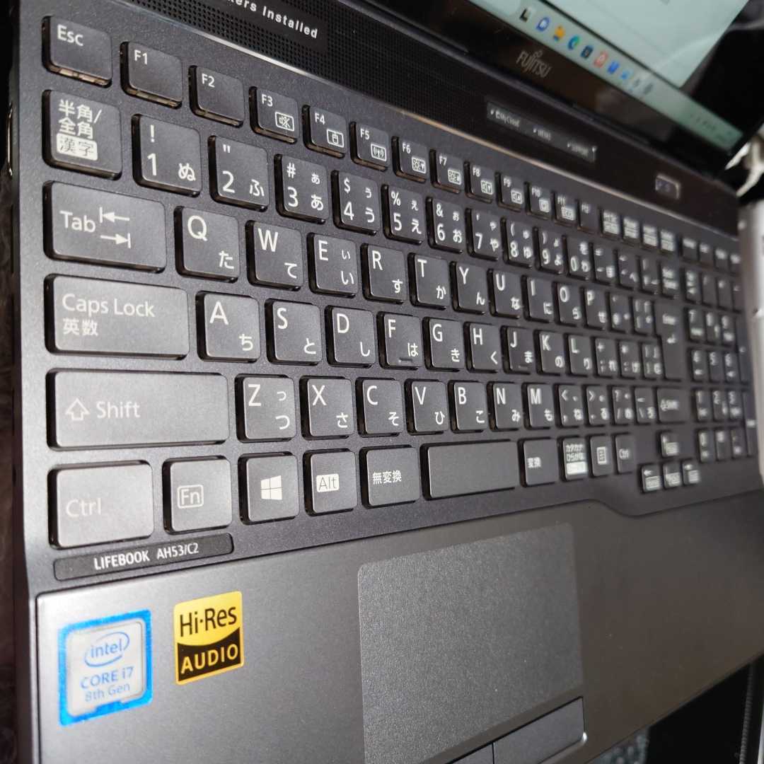 ★☆送料無料/LIFEBOOK/AH53/C2 FMVA53C2BH/i7-8550U/新品M.2SSD512GB/HDD1TB/メモリ16GB/WINDOWS11/Office H/B2013☆★の画像4