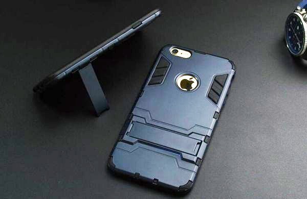 在庫処分 送料無料 iPhone6s iPhone6 ケース 衝撃吸収 カバー スペースグレー アイフォン 本体保護 丈夫 本体 守る スタンド 割れにくいの画像1