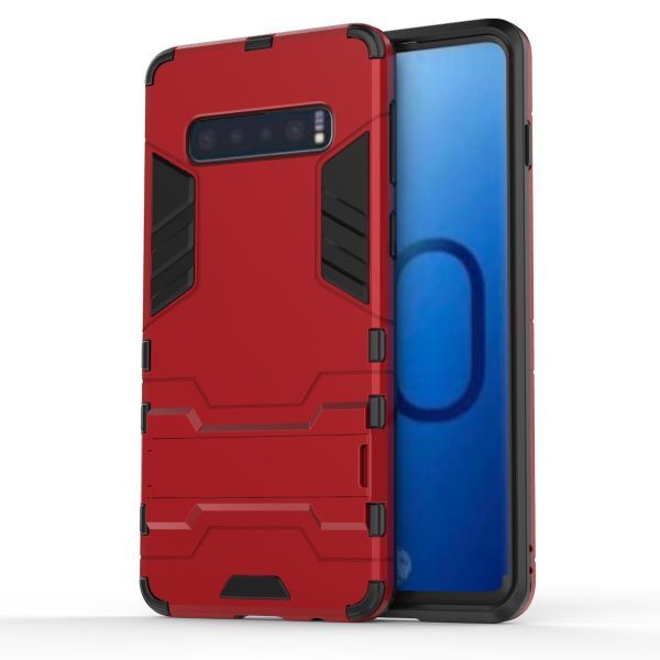 在庫処分 赤 Galaxy S10 ケース 衝撃吸収 スタンド カバー ギャラクシー SC-03L SCV41 本体保護 画面割れ 破損にくい 丈夫 サムセン_画像1