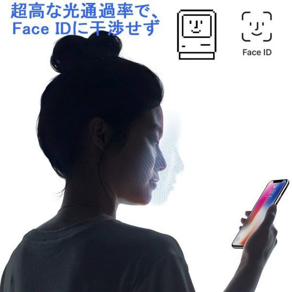 2枚入り iPhone XR ガラス フィルム アイフォン 液晶 画面 保護 守る シール シート カバー スクリーン Glass Film 9H Apple アップル 衝撃_画像5