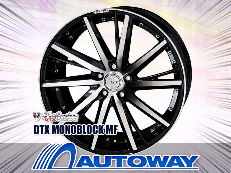 【在庫限り 1円～】新品ホイール Trafficstar DTX MONOBLOCK 20x8.5 +35 114.3x5 MF 残り在庫出品個数分のみ_※入札個数「1」＝ホイール1枚