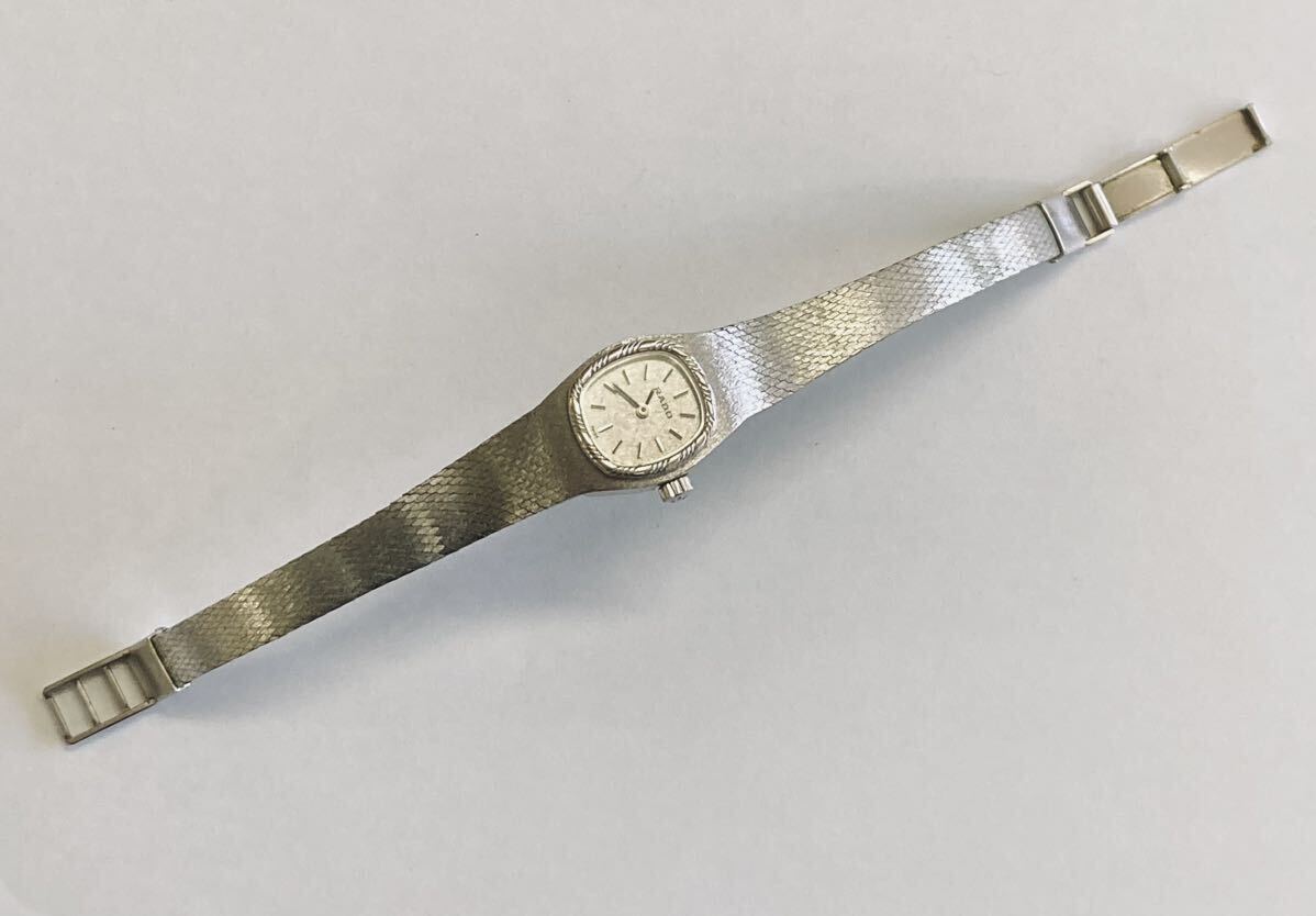 B 稼動品 RADO ラドー レディース腕時計 手巻き 332 32402 シルバー アンティーク ブランドの画像2