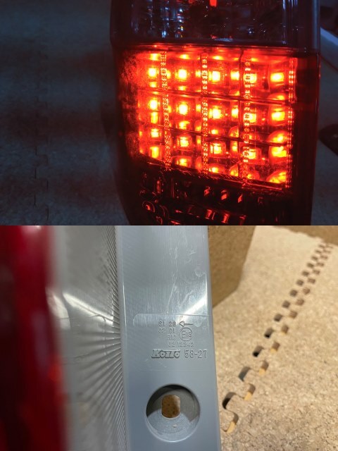 【ジャンク品】トヨタ アルファード ANH20 後期 左テールランプ LED KOITO コイト 58-27 打刻 7【R6-930B-CA】NTの画像10