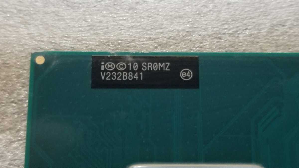 動作品☆ Intel Core i5-3210M(SR0MZ) 2.5GHz　/　ノート用CPU_画像3