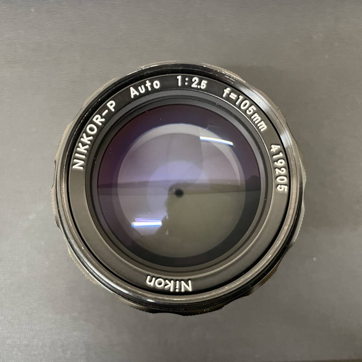 [S3-20]【現状品】Nikon ニコン NIKKOR-P Auto 1:2.5 f=105mm（Ai）カメラ レンズ マニュアルフォーカス_画像6