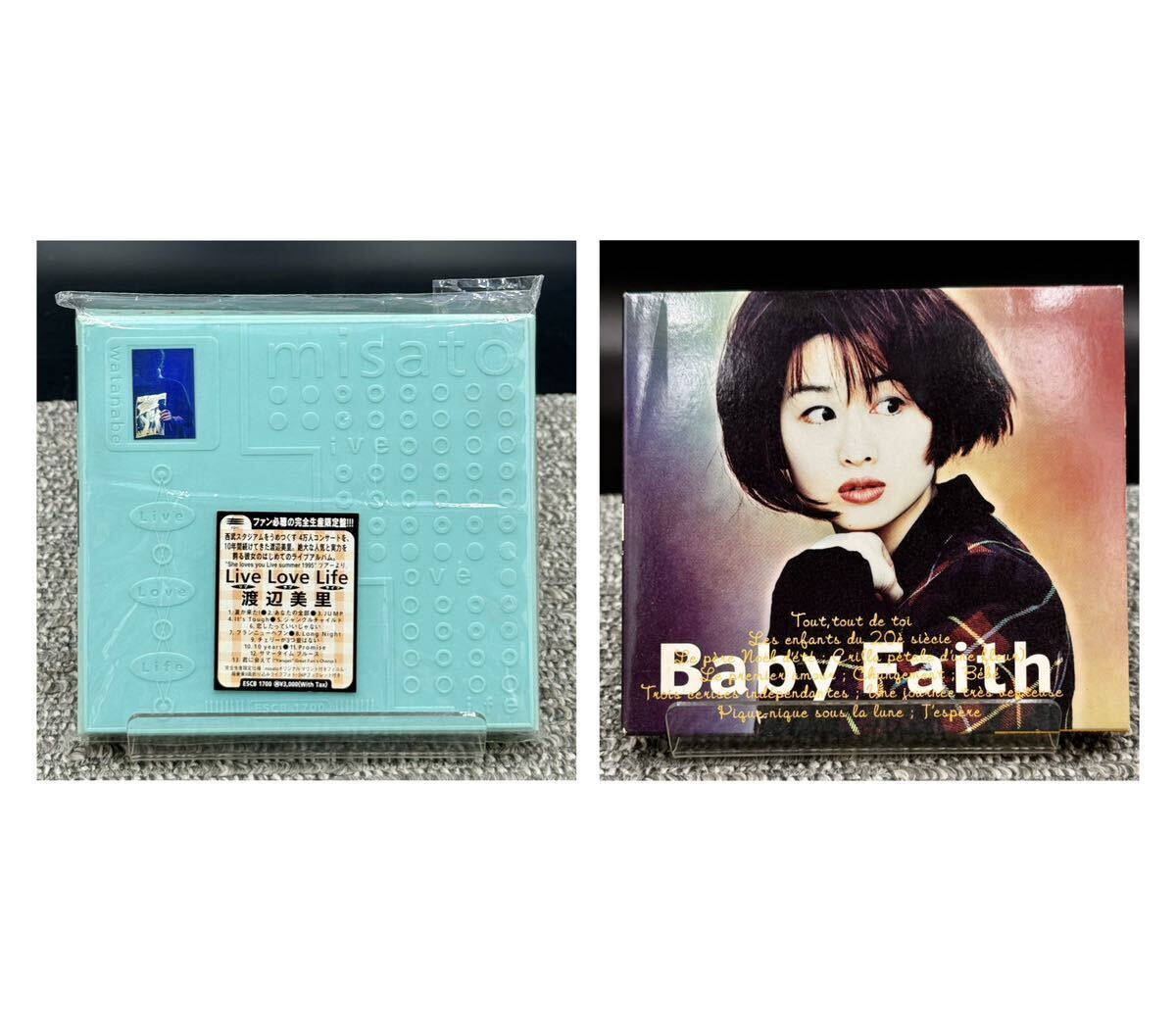 G. 渡辺 美里 Live Love Life （限定盤） ・Baby Faith [動作未確認] 2枚まとめてCD_画像1