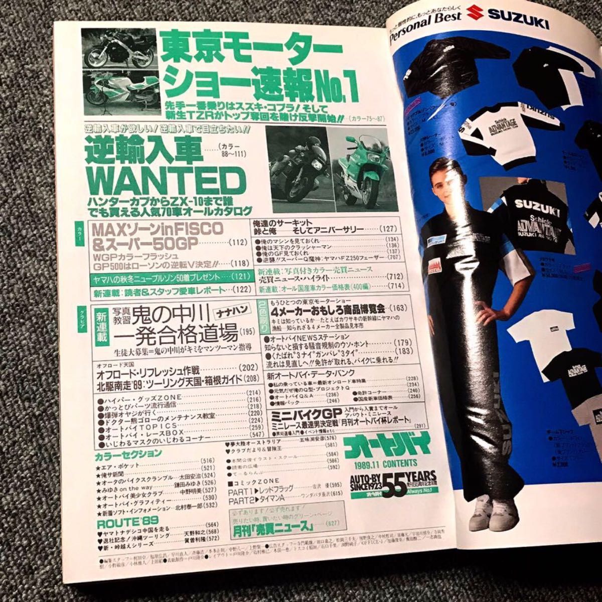月刊オートバイ　1989年（H1）11月
