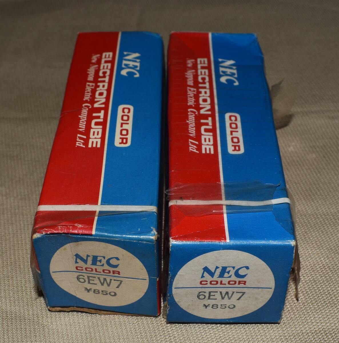 NECの6EW7 元箱入り未使用 2本組_画像1