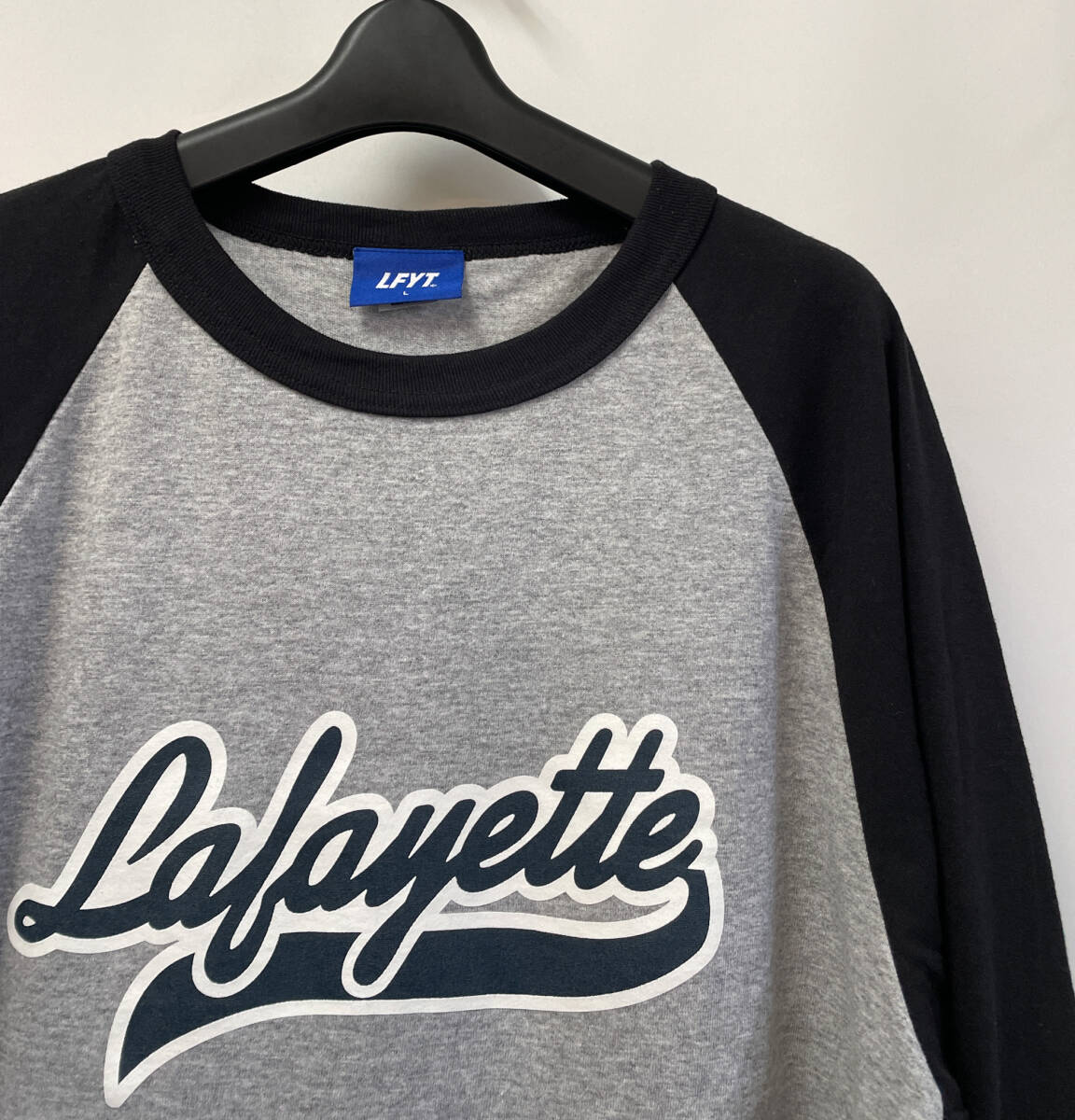 美品 Lafayette ラファイエット 7分袖　Tシャツ L グレー_画像3