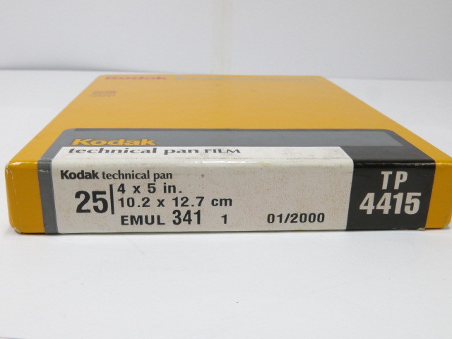 【 ジャンク品・期限切れ・未開封：3個セット 】Kodak TMAX 100 4x5-1個＋technical Pan 4ｘ5-2個 フイルム 3個セット コダック[管2414X]_画像8