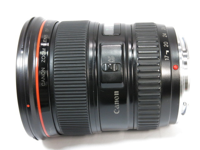 【 ジャンク品】Canon EF 17-35ｍｍ F2.8L USM レンズ 純正フード付き キャノン [管CN2489]の画像2