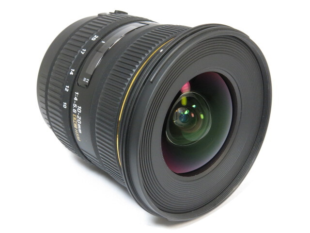 【 中古品】SIGMA 10-20mm F4-5.6 DC HSM キヤノン EF用 レンズ 純正フード付き シグマ [管SI2586]の画像8