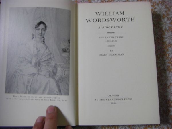 ウィリアム・ワーズワス洋書 4冊 William Wordsworth Early Years、Later Years、Wordsworth's Prelude 他 G6_画像4