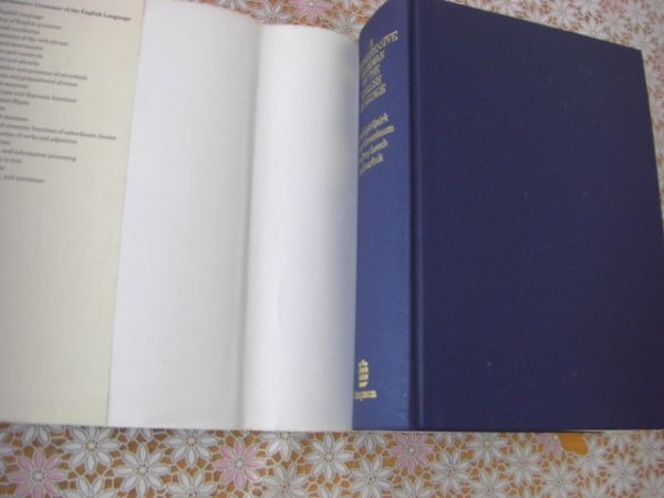 洋書 A comprehensive grammar of the English language 1985年英文法 Randolph Quirk B21の画像4