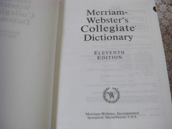 辞書洋書 4冊 Dictionary of Etymology、Merriam-Webster's、College Dictionary、Oxford English Etymology C8の画像9