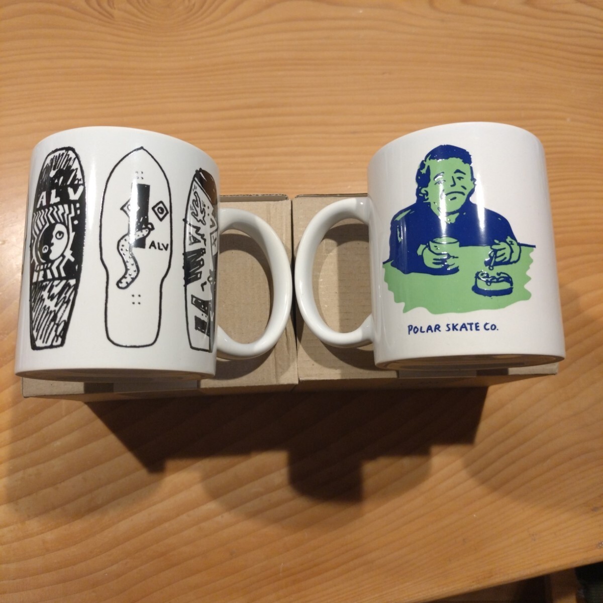 ポーラースケート カンパニー polar skate company co. マグ カップ mug cup 2個 セット 新品 未使用 送料無料_画像1