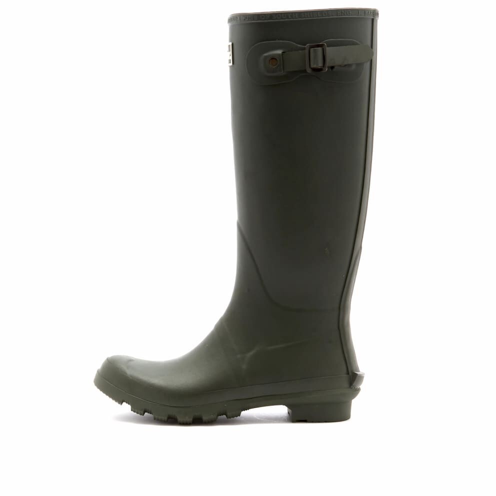  Barbour barbour Bab a-BEDE WILLIE bootwe Lynn ton boots olive olive UK8 Japan size 26.5cm rom and rear (before and after) rain boots new goods including carriage 