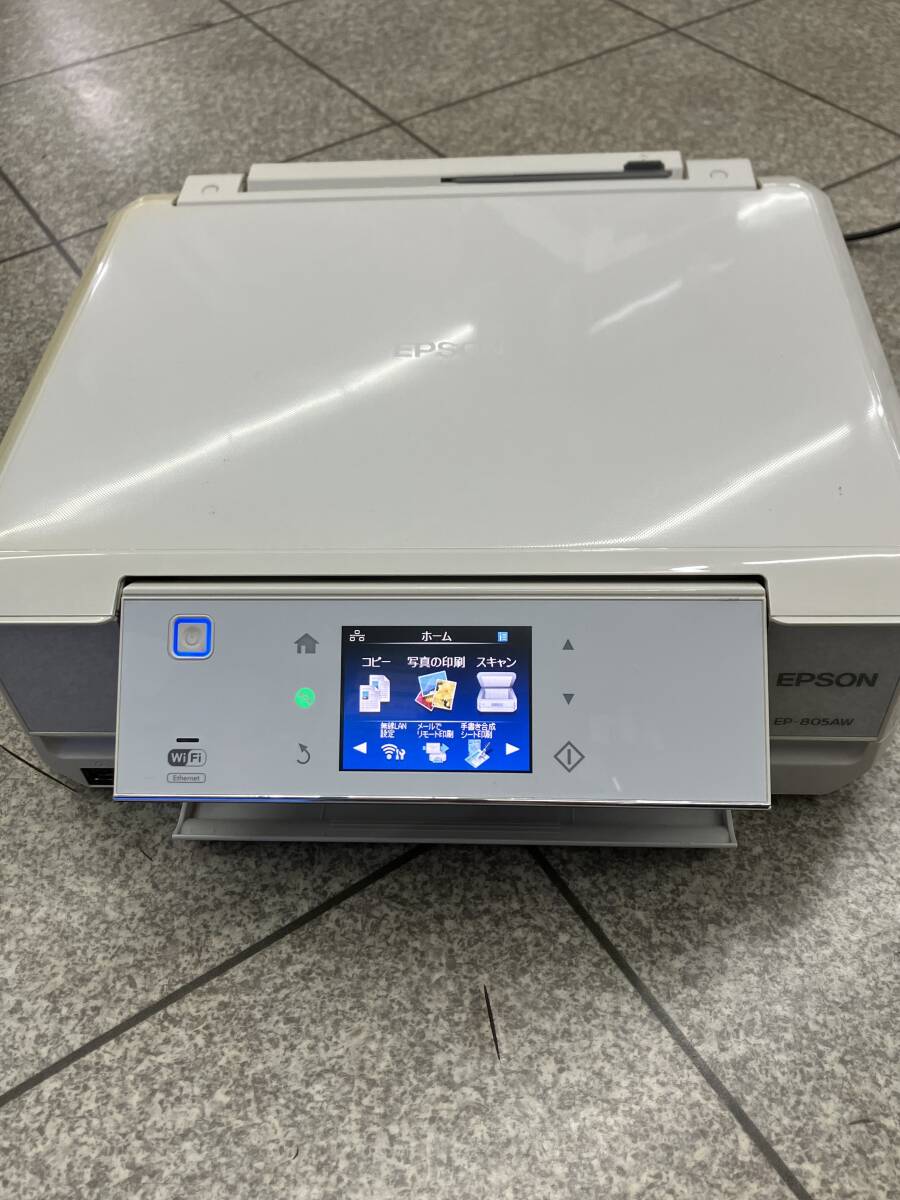 ★彡　ジャンク　EP-805AW　エプソン　ヘッド詰まりあり　プリンター　複合機　EP-805 A　EPSON　EP-805AB_画像1