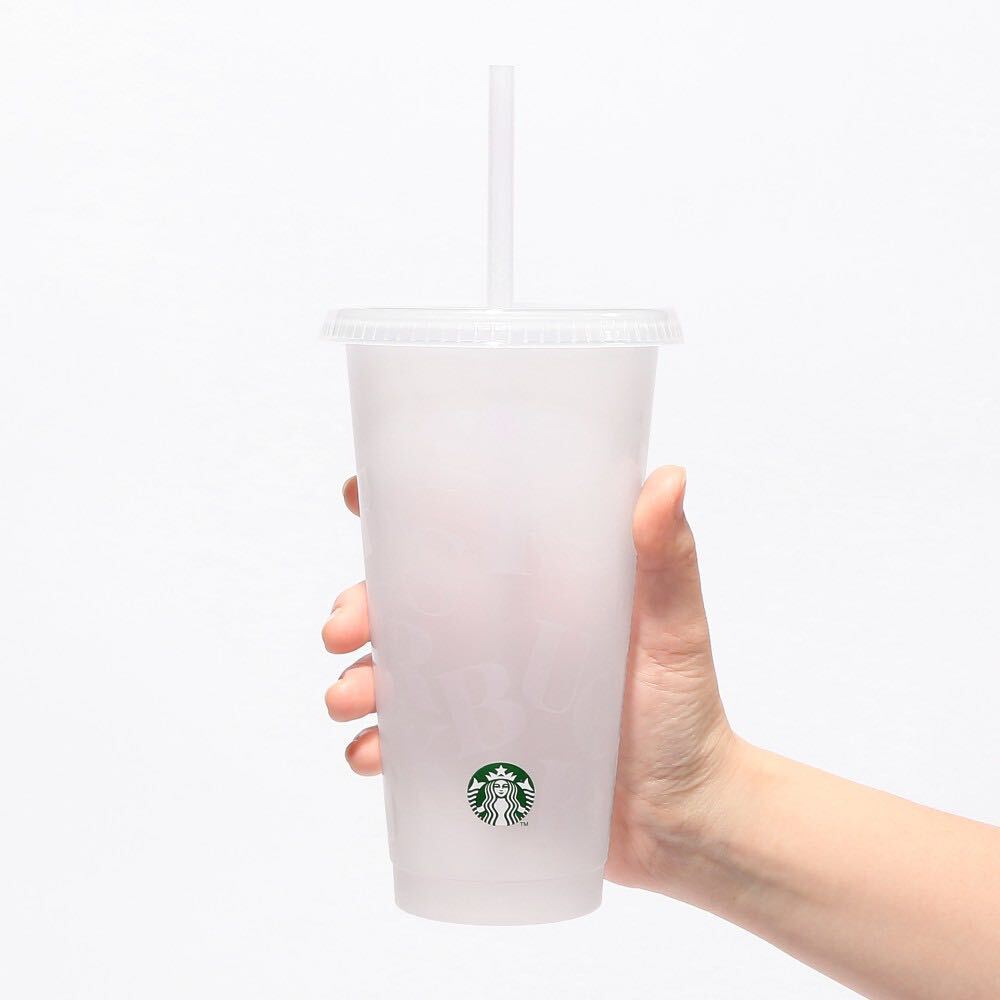 STARBUCKS スターバックス　 ミステリーカラーチェンジングリユーザブルコールドカップ710ml スタバ　タンブラー　イエロー　黄色_画像8