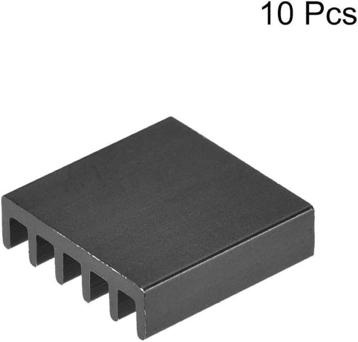 10個 セット 冷却 チップ 平行線 ノッチ ヒートシンク MOS GPU IC