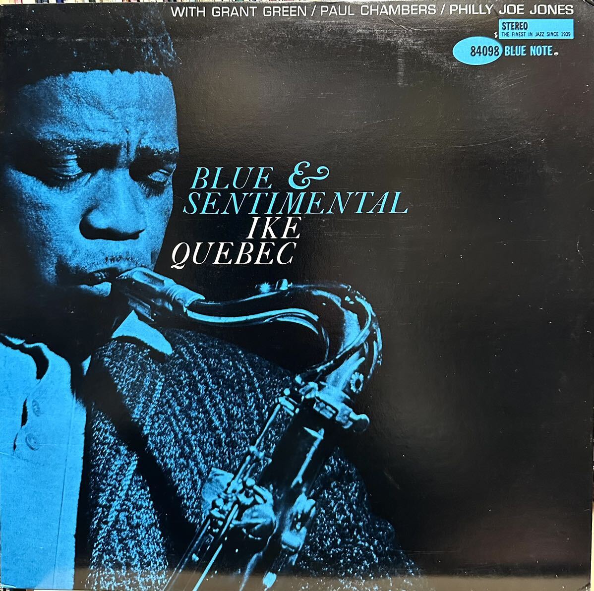 LP 輸入盤　IKE QUEBEC／BLUE AND SENTIMENTAL (’61年録音 '86年発売品) BLUE NOTE 84098 _画像1
