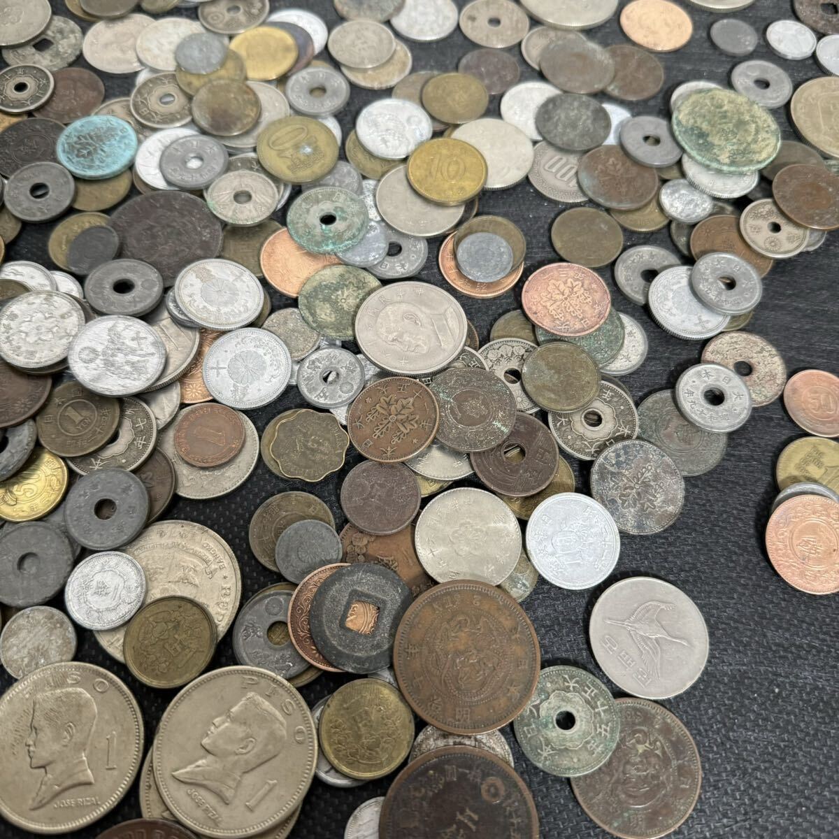 1円〜 古銭日本 外国硬貨 日本銀貨 銅貨 まとめての画像10