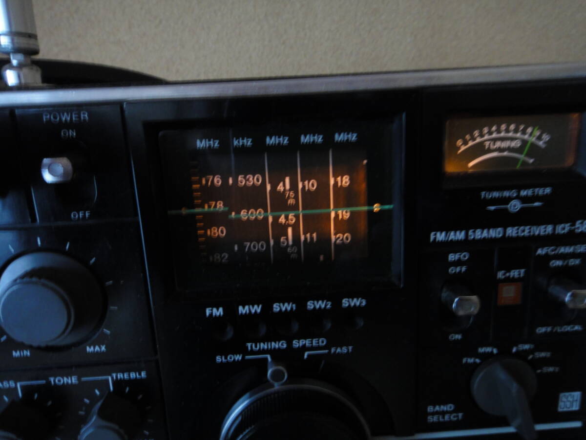 ラジオ SONY ICF-5800 ジャンクの画像8