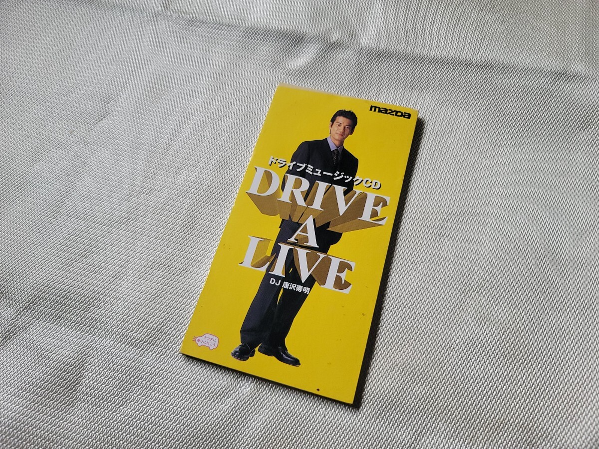 レア 非売品 ドライブミュージックCD DRIVE A LIVE DJ唐沢寿明 MAZDA 8インチシングルの画像1