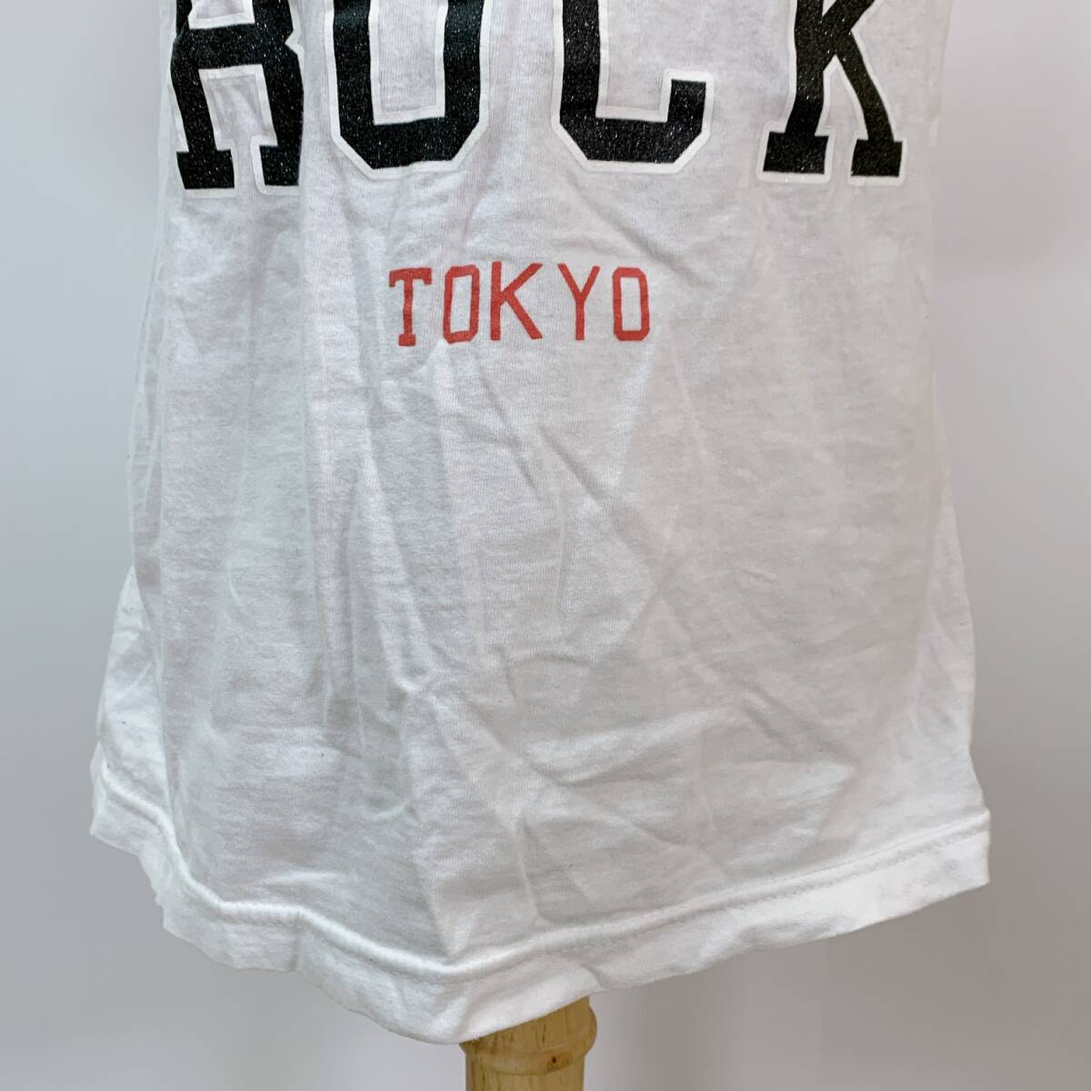 S2807 Hard Rock ユニセックス Tシャツ 半袖 かわいい L 白 ビッグロゴ 万能 人気 シンプルデイリーカジュアル ピンク_画像6