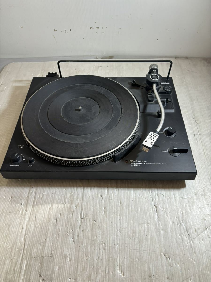 ★ 格安スタート！送料込み！ジャンク品 Technics ターンテーブル SL-FM1 テクニクス レコードプレーヤー オーディオ機器 1979年頃☆の画像1